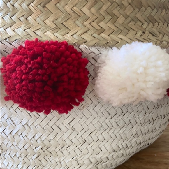 Mud Pie Pompom Holidays Collapsible Basket - Picture 12 of 16
